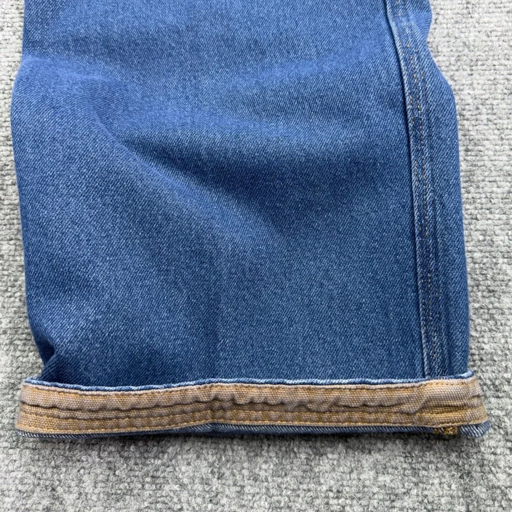 Duluth Trading Jeans Mens 46x31 Blue  Ballroom 5 Pocket Relaxed‎ Fit Denim